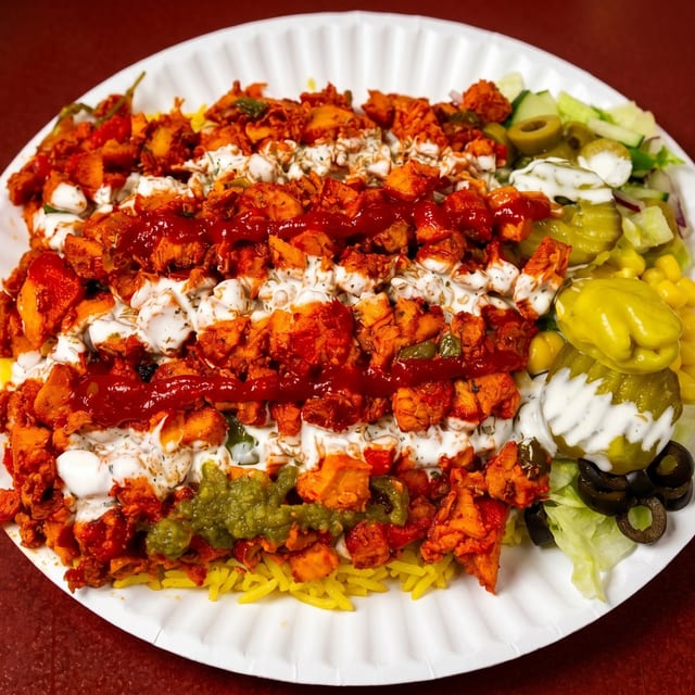 Chicken Rice Platter.
