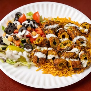 Kabab Rice Platter